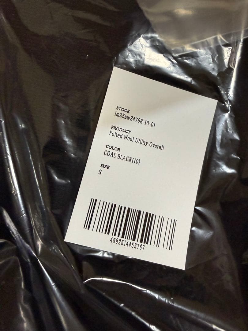 LIDNM Felted Wool Utility Overall Sサイズ - メルカリ