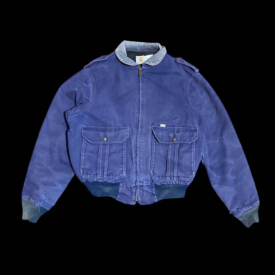 超希少 90s Carhartt USA製 フライトジャケット 鬼フェード - メルカリ
