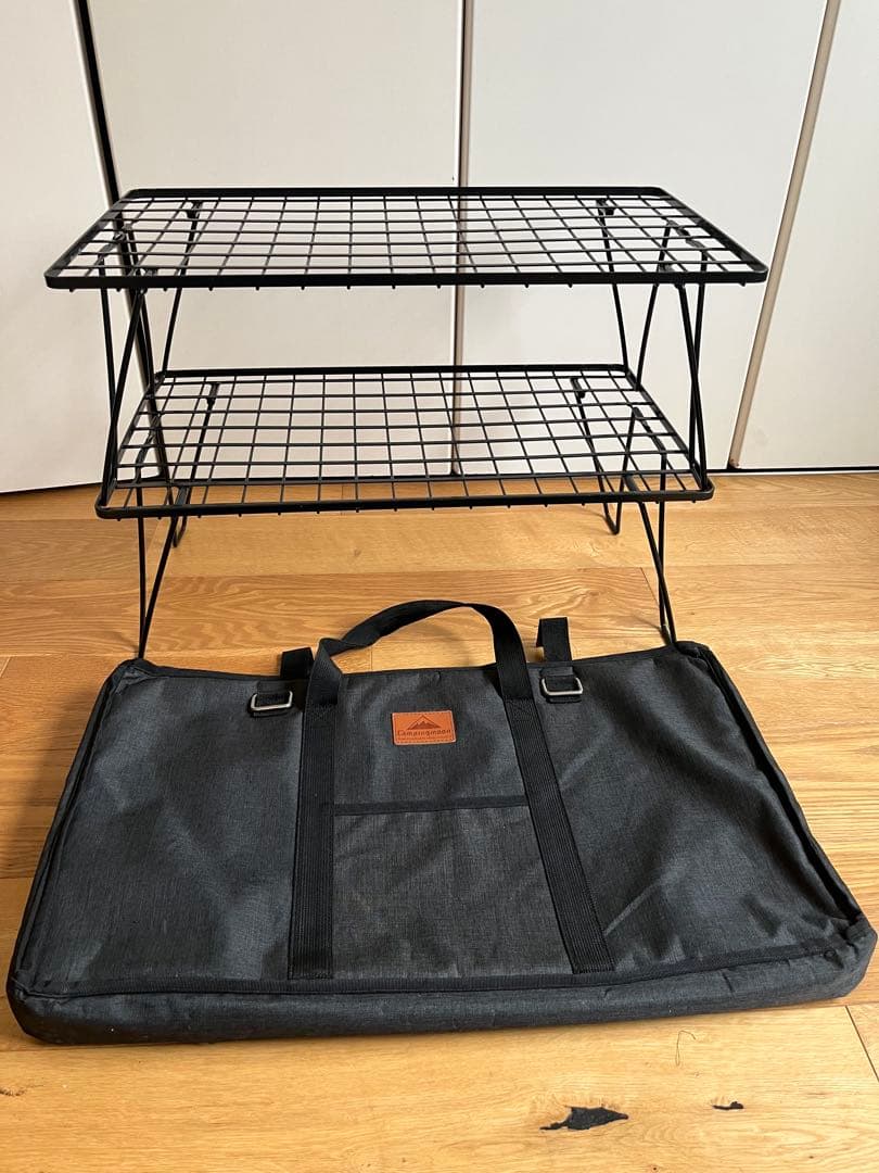 ユニフレーム　フィールドラック2台　収納袋付き f4205a7fc8c643dc3b86b8c5b1e653