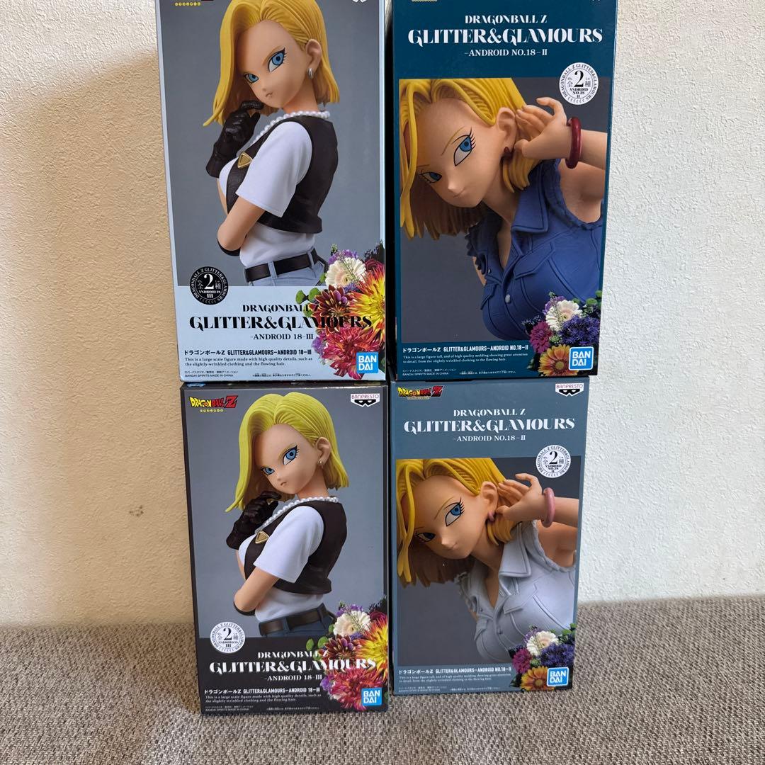 ドラゴンボールZ GLITTER&GLAMOURS 18号 4体セット ドラゴンボールZ『GLITTER&GLAMOURS 人造人間18号』【中古】 - メルカリ