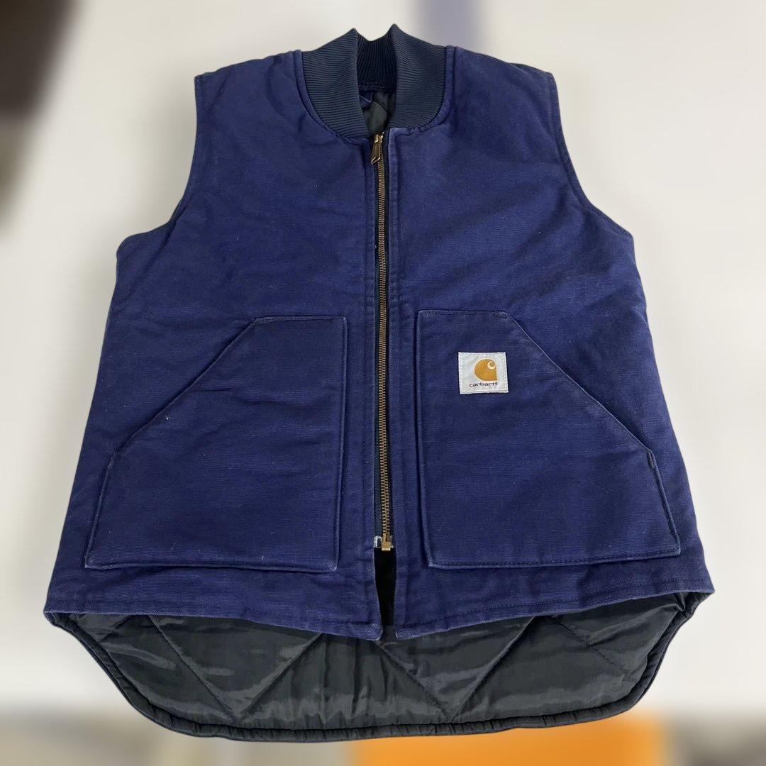 s*8様 Carhartt 80's ダックベスト 星タグ VQ182 Sサイズ 希少】80s 星タグ USA製 カーハート ダックベスト 紺VQ182 M - メルカリ