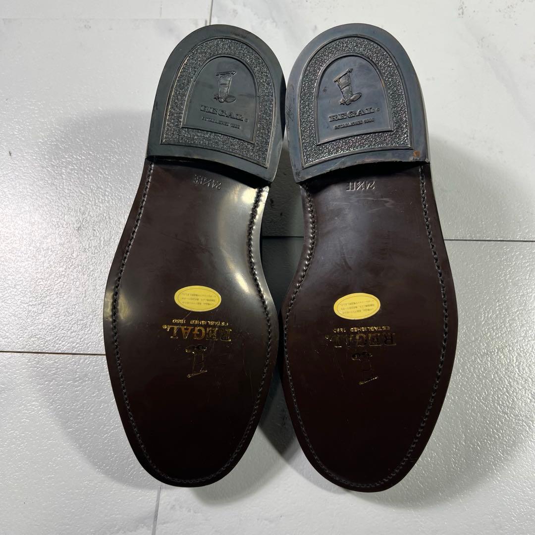 REGALビジネスシューズ プレーントゥ ブラック　黒 2509 24.5cm