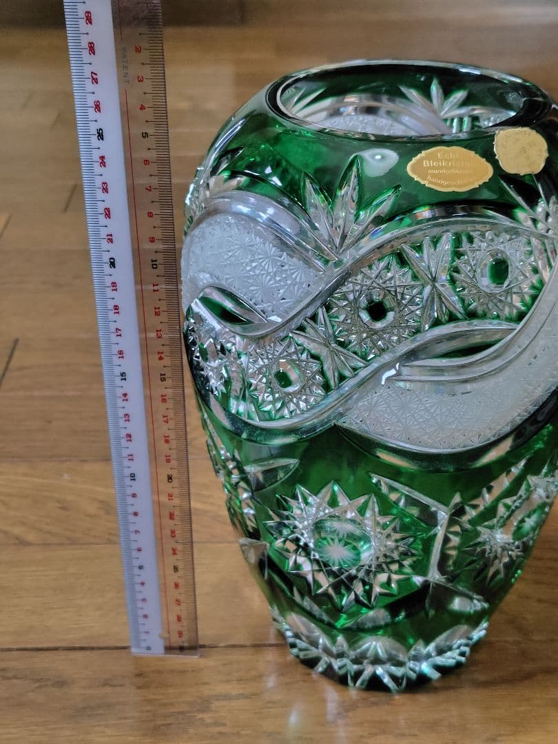 花瓶 ドイツ hamburg Echt Bleikristall - メルカリ