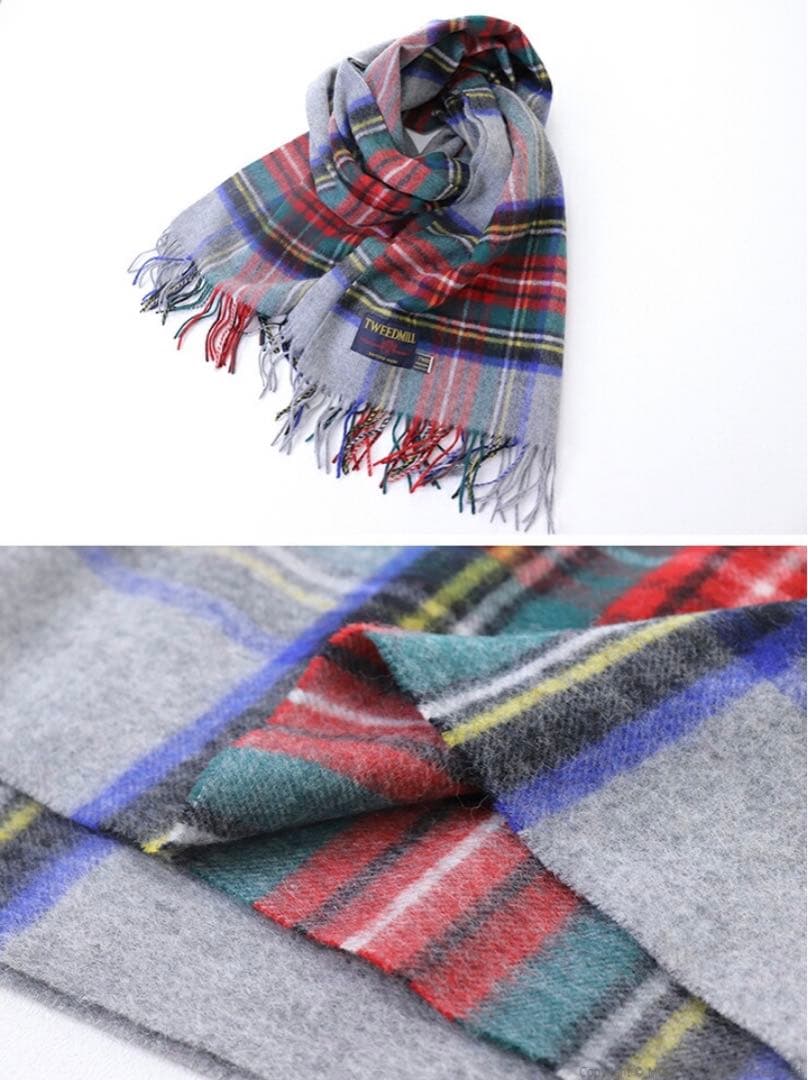 《日曜日限定価格》TWEEDMILL ラムウール 大判ストール