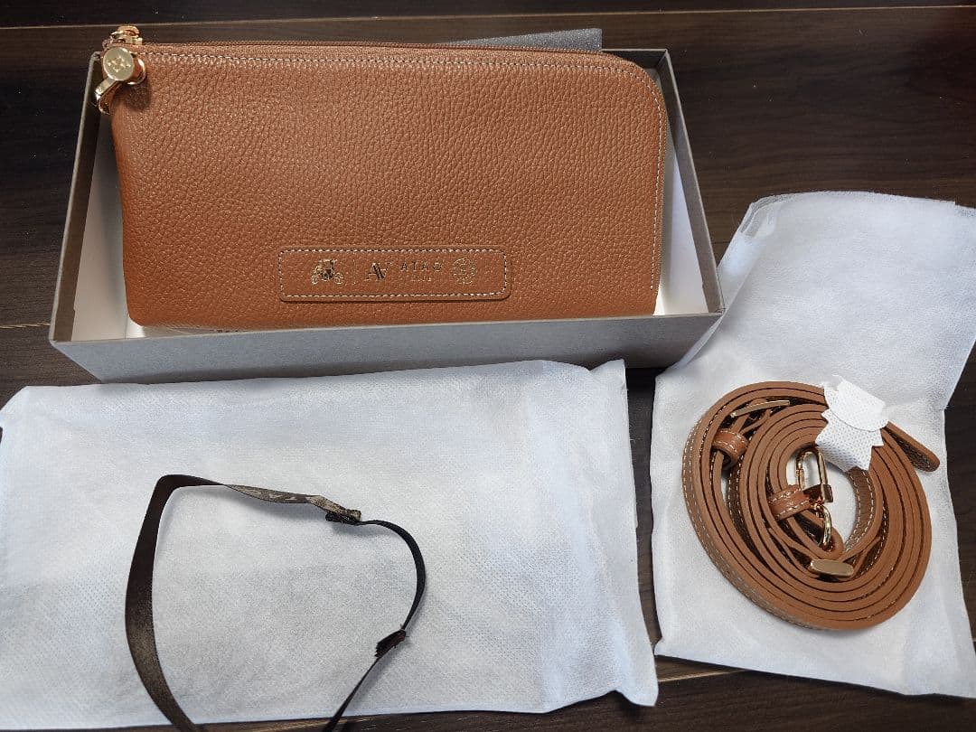 安い 通販ファッション - アタオ ATAO 長財布 ショルダーストラップ