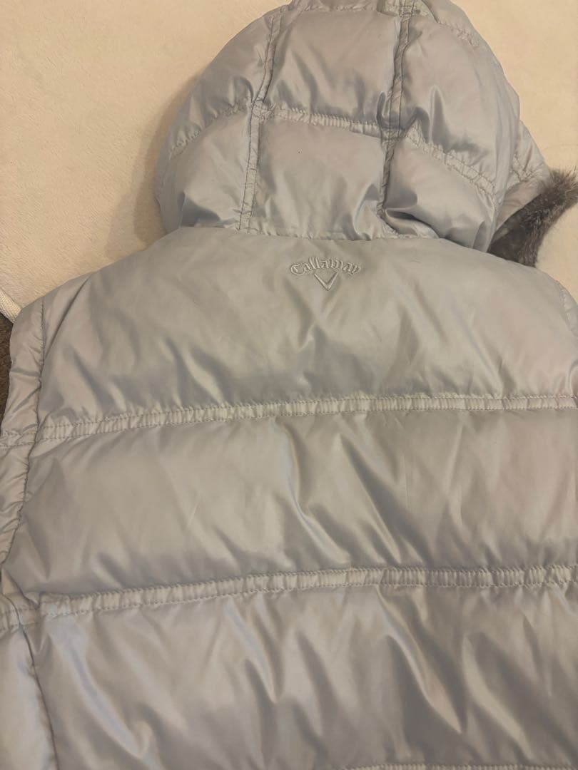 Callaway シルバー グレーダウンフード付き ベスト セットアップ