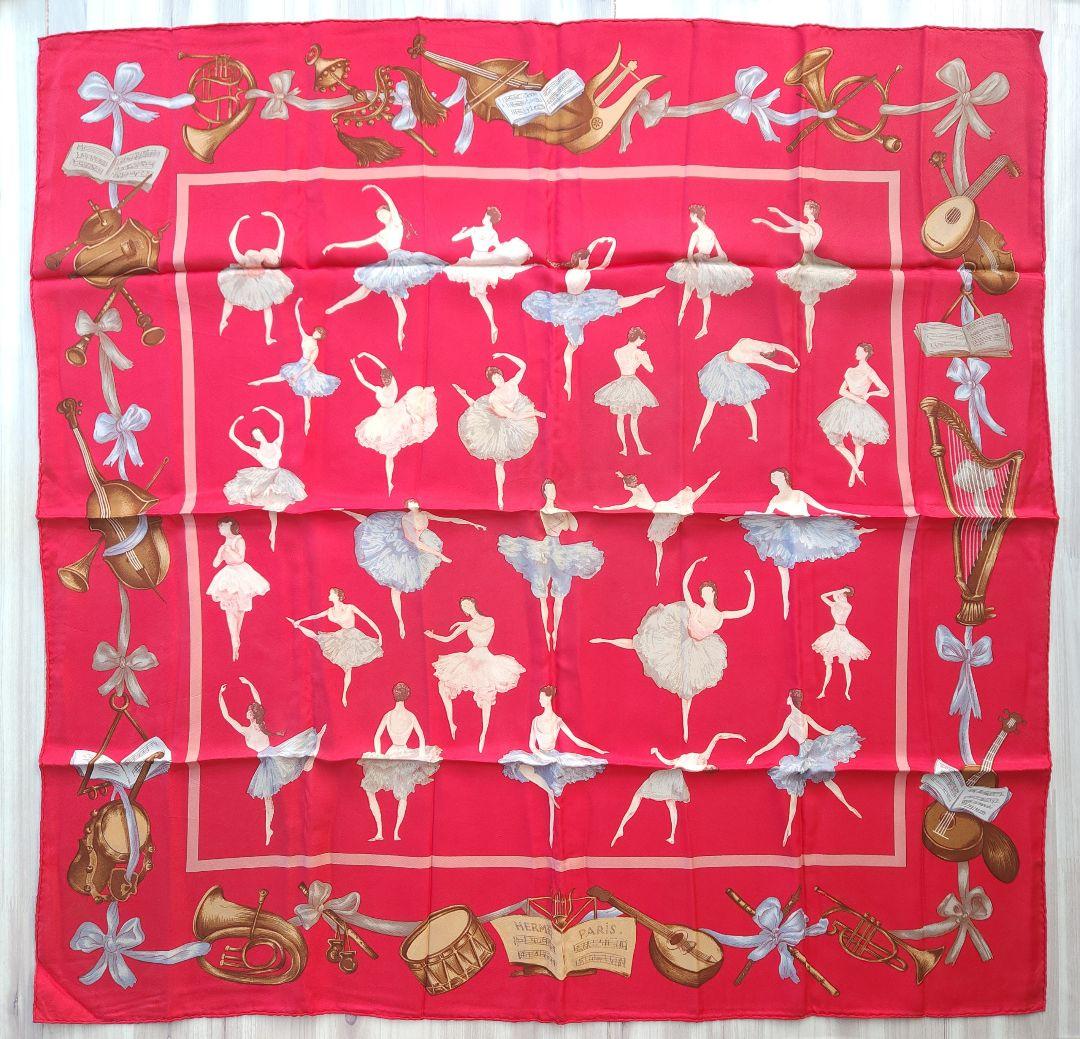 HERMES カレ90 LA DANCE ラ ダンス シルクスカーフ エルメス - メルカリ