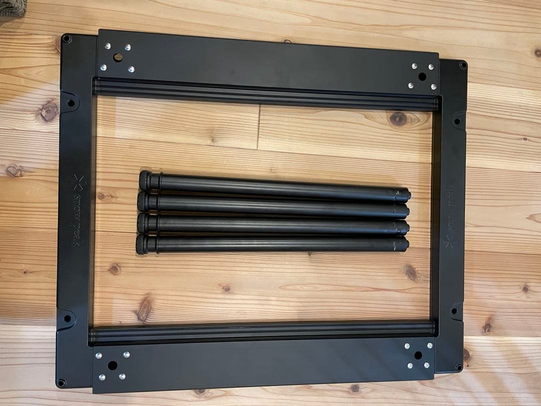 スノーピークIGTショート　ロースタイルセット　ブラック Snow Peak – 「雪峰祭 2022 -春- 」 IGTショート ロースタイルセット