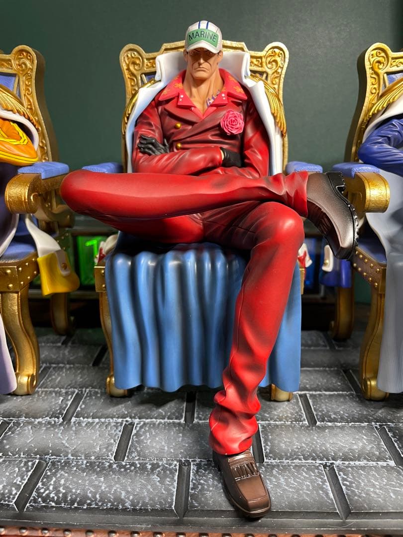 ONE PIECE 海軍三大将 赤犬 青雉 黄猿 セット フィギュア - メルカリ