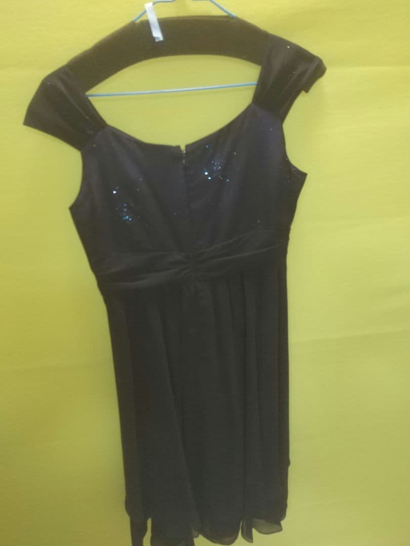 紺色ワンピース Anna / navy flower | june -little closet-