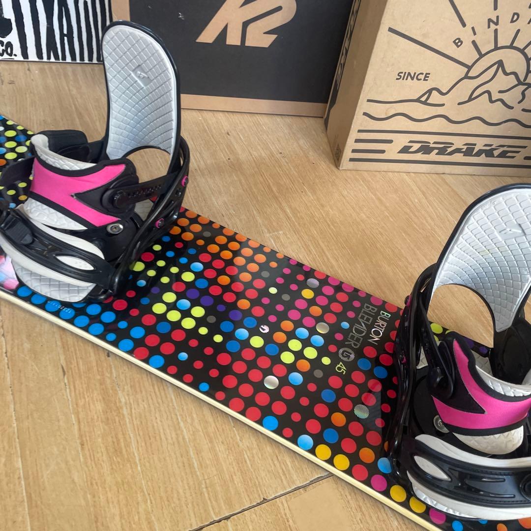 BURTON×FLUX バートン フラックスバインディング付 スノーボードセット