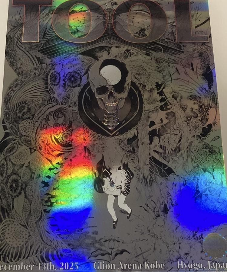 500枚限定TOOLポスター日本限定 神戸来日公演 桃桃子 500枚限定TOOLポスター日本限定 神戸来日公演 桃桃子 TOOLのポスター