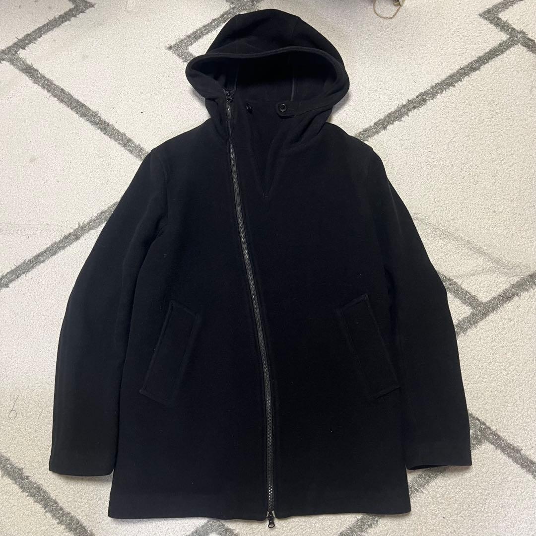 CABANE de ZUCCA Archive 変形 ウール コート パーカー 最新ファッション - CABANE de ZUCCA Archive 変形 ウール コート