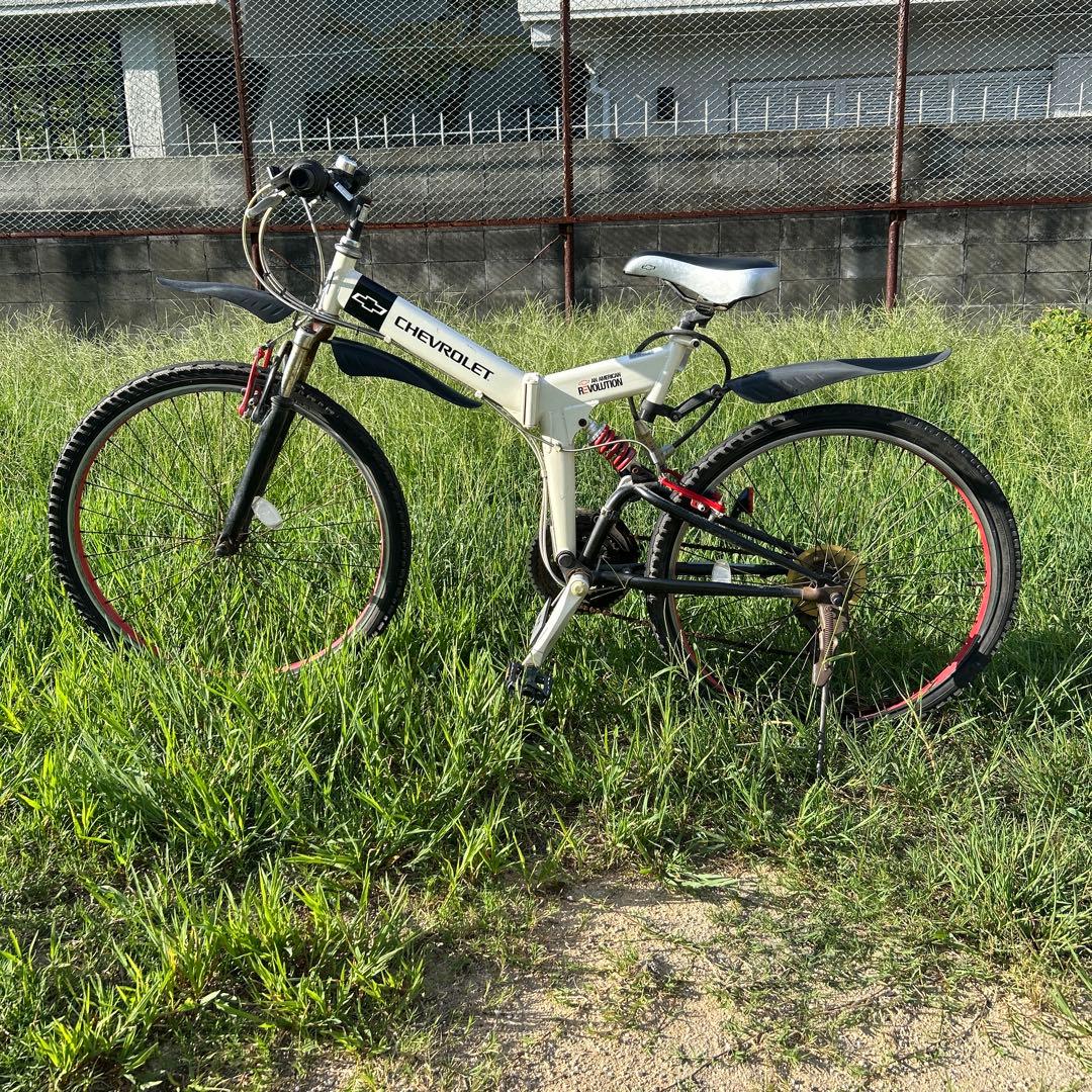 シボレー CHEVROLET マウンテンバイク 26インチ 折りたたみ式自転車 シボレー（CHEVROLET） 2/22はストアポイント2倍「シボレー」CHEVROLET