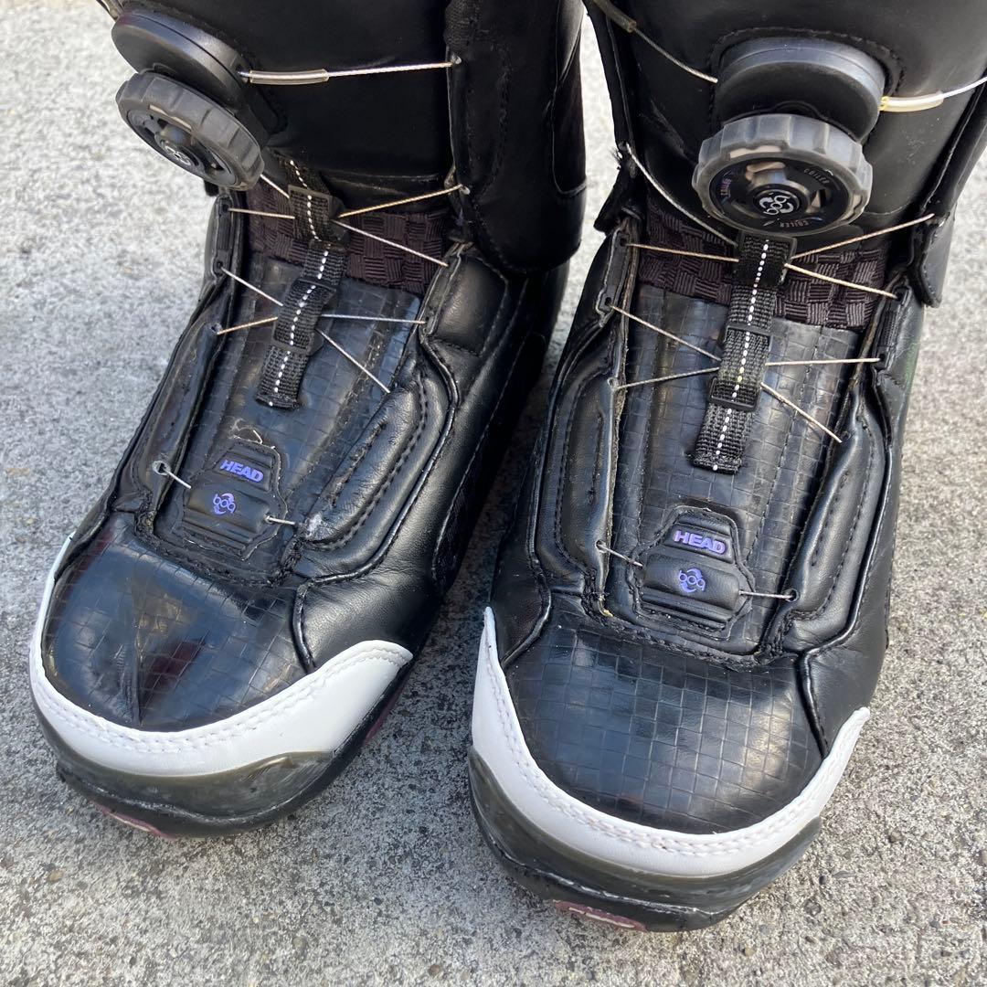 ヘッド スター BOAシステム ダイヤル式スノーボードブーツ 黒 26.5cm