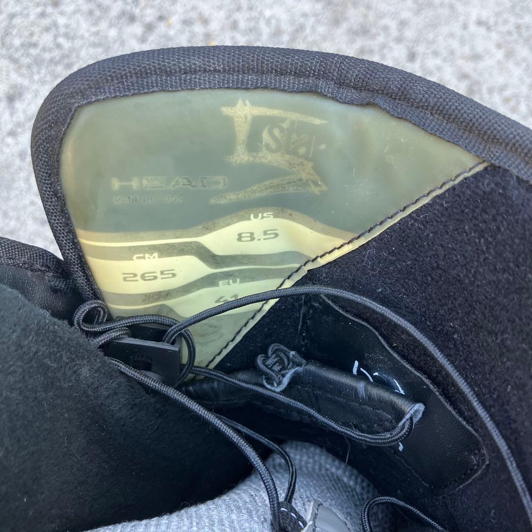 ヘッド スター BOAシステム ダイヤル式スノーボードブーツ 黒 26.5cm