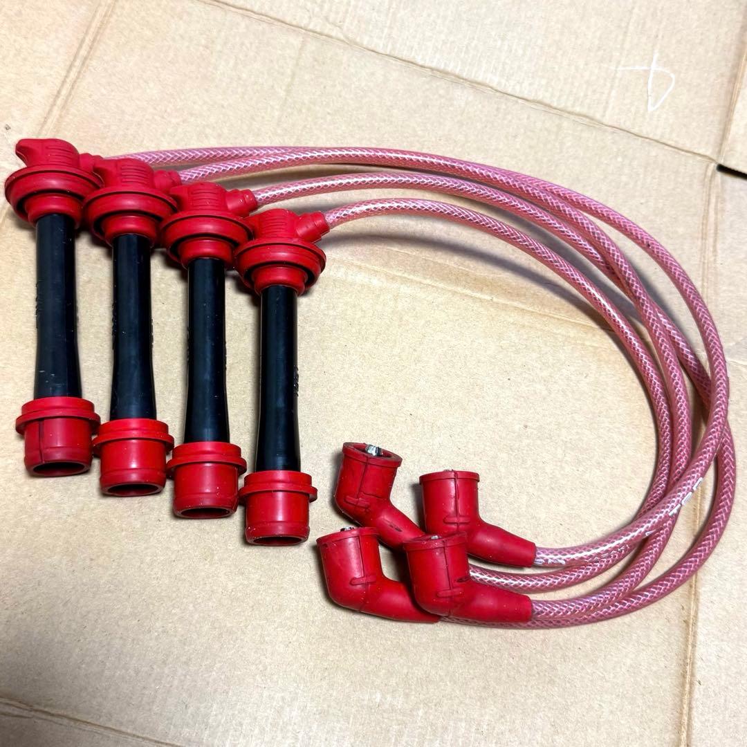 【希少】 AE86 TRD プラグコード 旧モデル 当時物 AE86旧タイプTRDプラグコード プラグコード AE86 TRD プラグコード」の