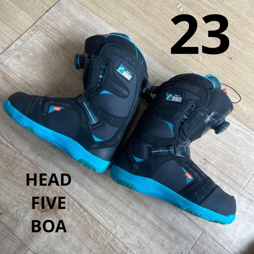 スノーボードブーツ　ヘッド　HEAD　FIVE　BOA　23センチ スノーボードブーツ ヘッド HEAD FIVE BOA 23センチ HEAD ヘッド BOA