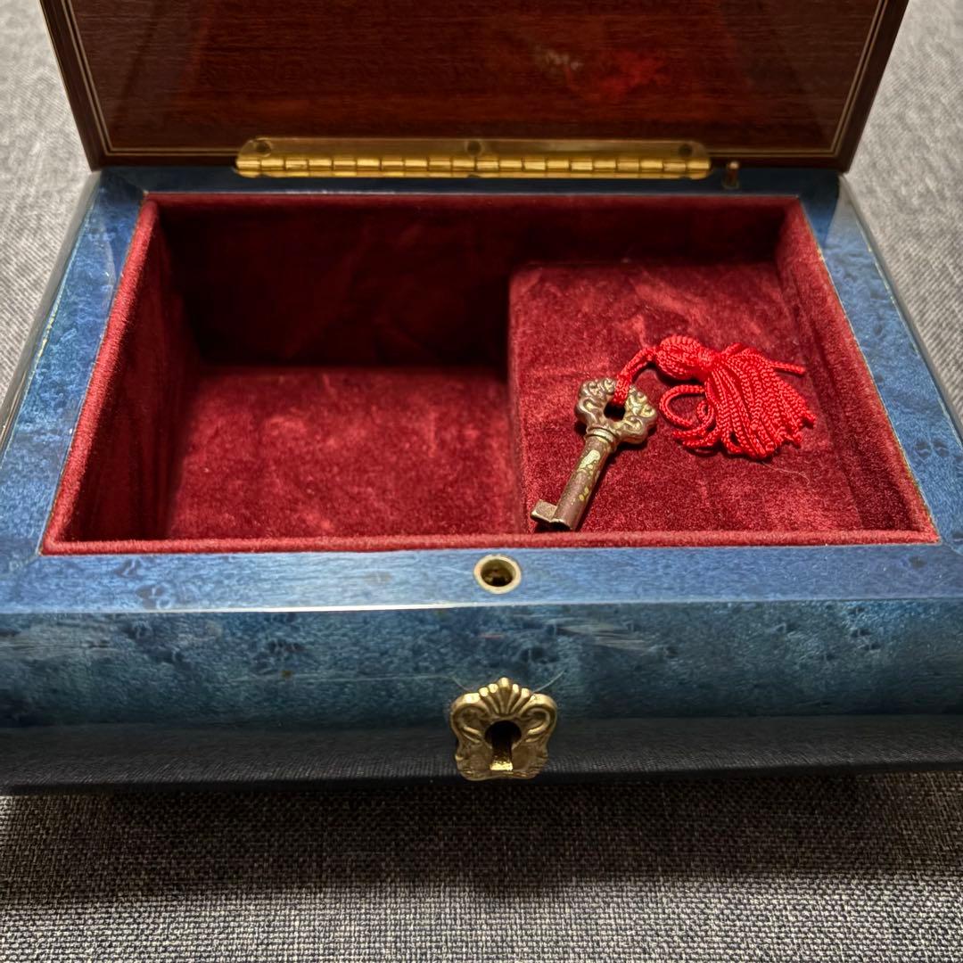 オルゴール REUGE イタリア製 宝石箱 昭和レトロ ジュエリーボックス