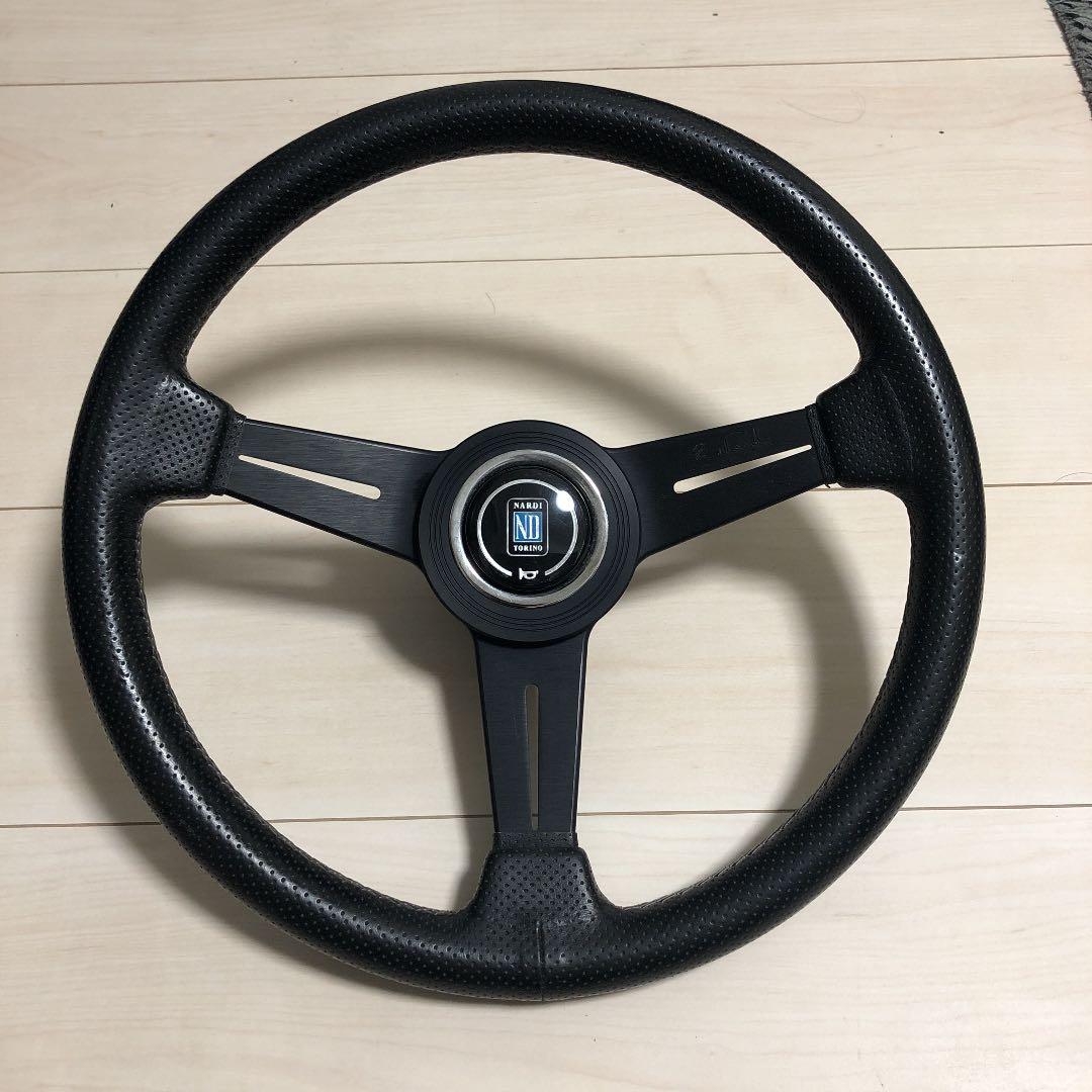 当時物ナルディ ステアリング ワークスベルボス付き