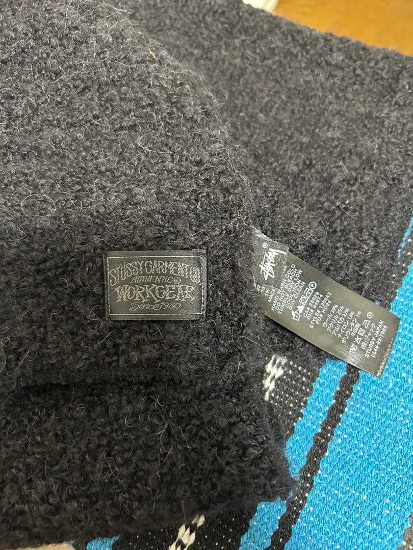 stussy PIECED ALPACA WOOL SCARF 24aw stussy PIECED ALPACA WOOL SCARF