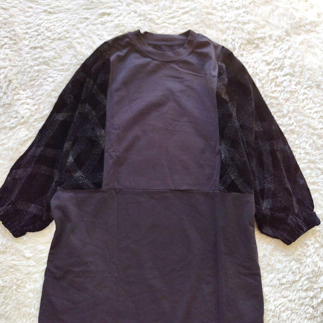 中川政七商店【数量限定】布ぬのワンピース やたらフロック 黒 - メルカリ