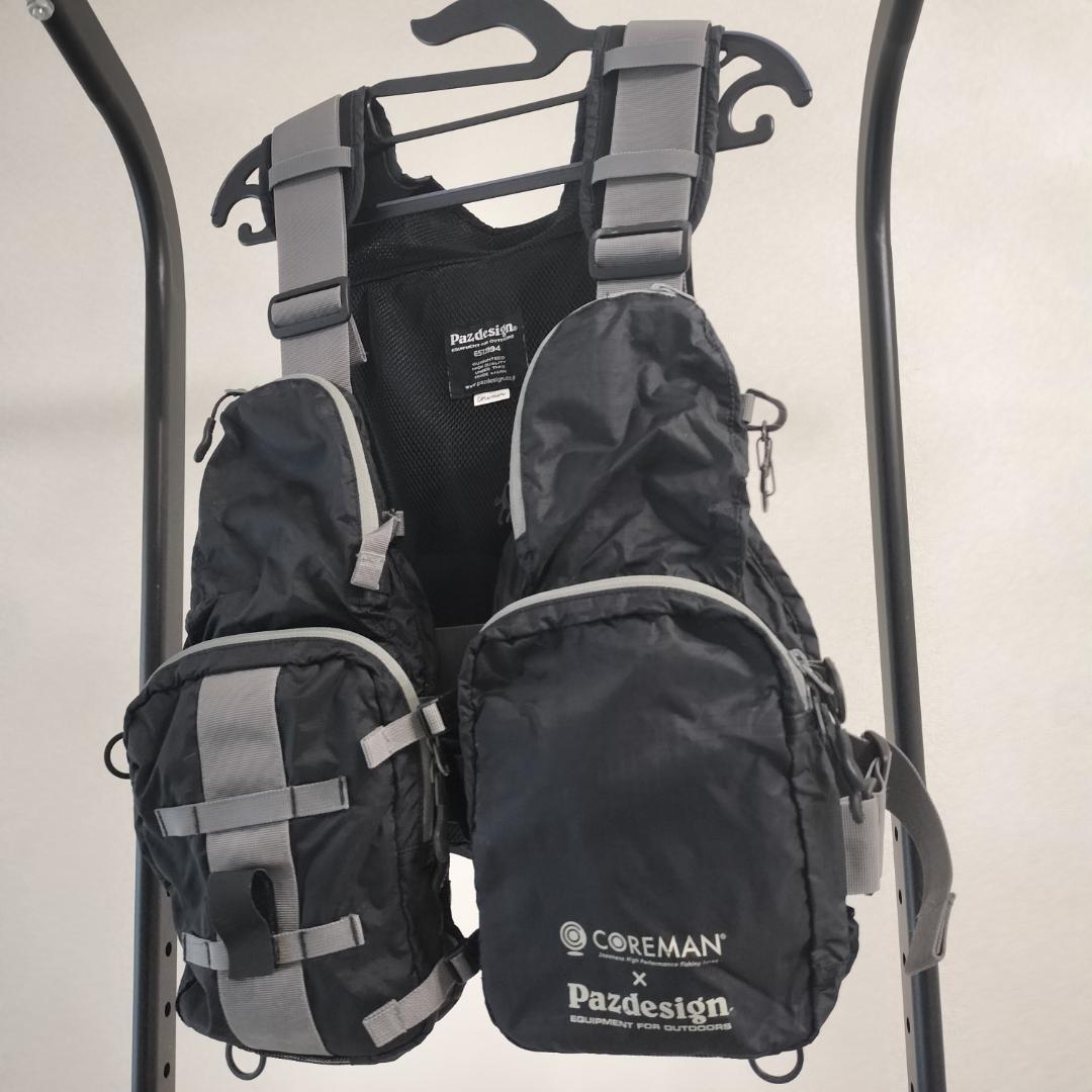 超軽量ゲームベスト(フローティングベスト) コアマン×パズデザイン