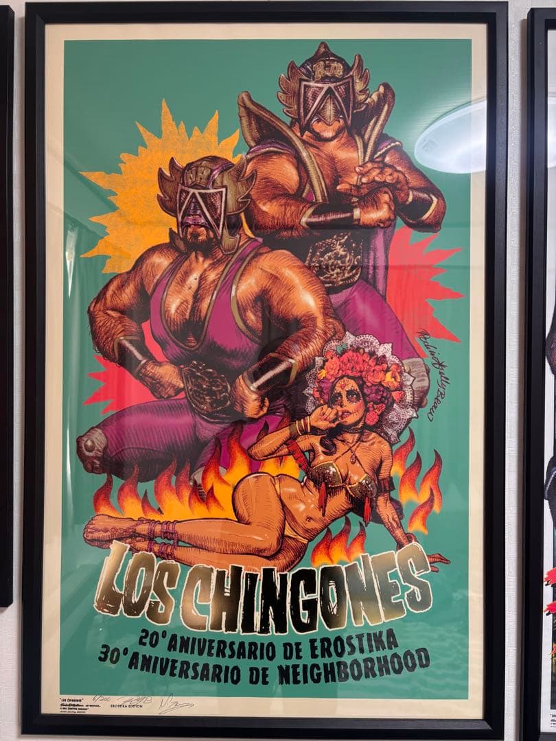 版画 NEIGHBORHOOD NH X EROSTIKA . POSTER NEIGHBORHOOD（ネイバーフッド） 200枚限定 ロッキンジェリービーン