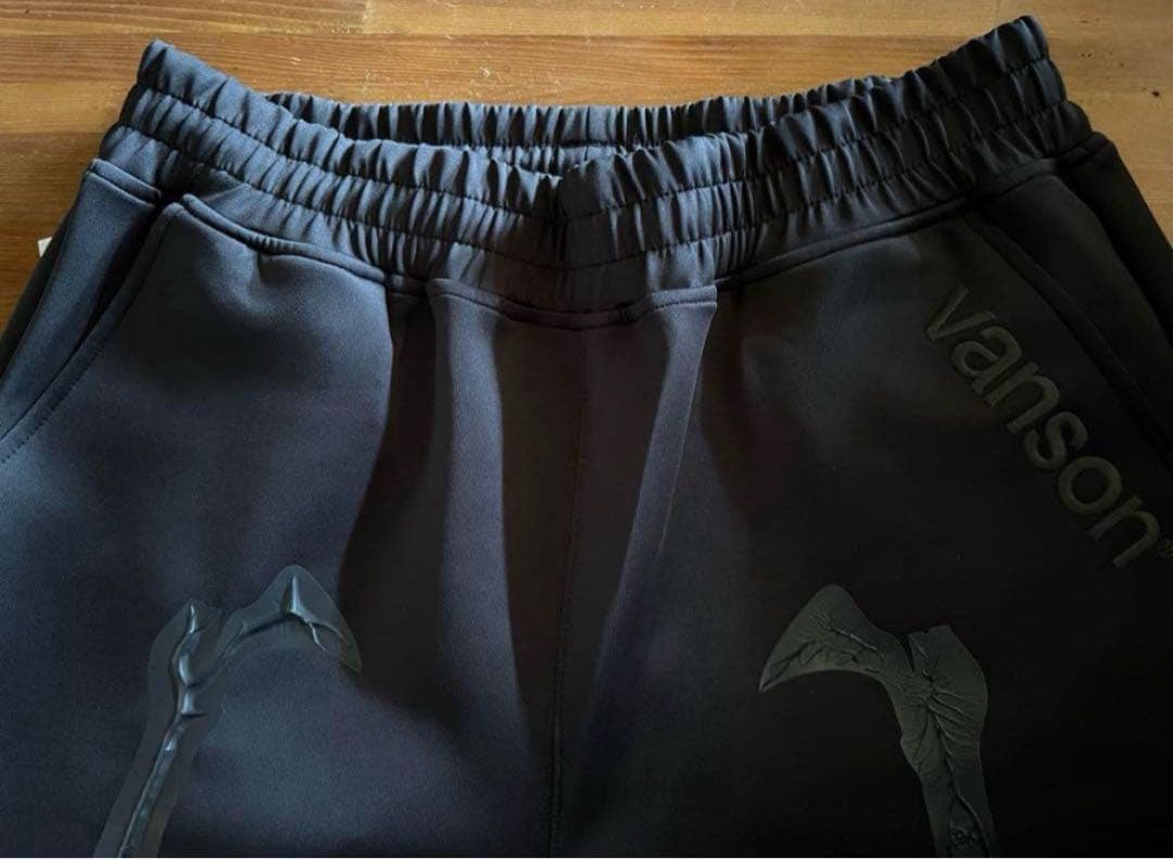 新品バンソンvanson✖️デザインライダース ヒューマンボーン パンツ L