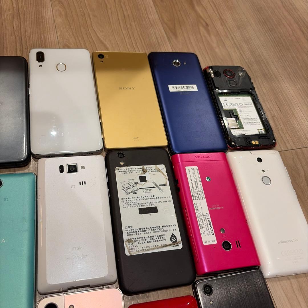 スマートフォン アンドロイド まとめ売り ジャンク 部品取り 38台
