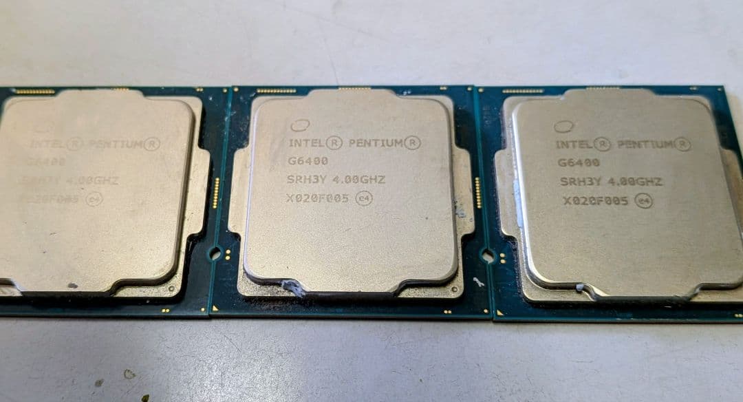 Intel Pentium G6400 CPU ×3個 Intel Pentium G6400 CPU 3個セット