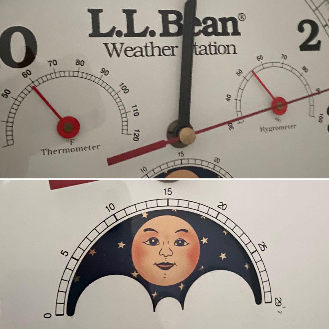 ビンテージ【L.L.Bean】weather station 壁掛け時計 - メルカリ