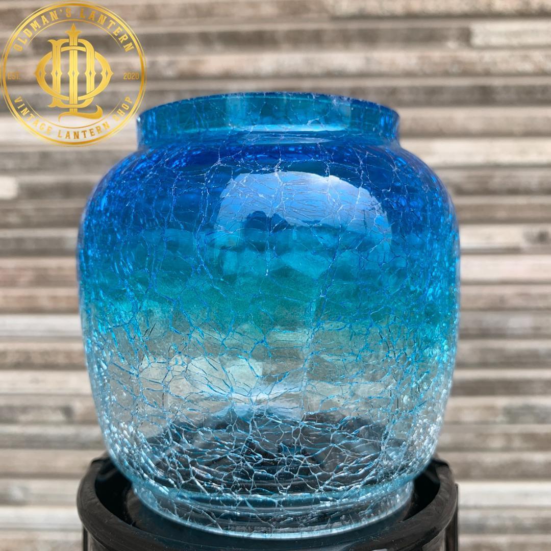 限定】クラックグラス クラシックブルー ハーフ Feuerhand276 クラック