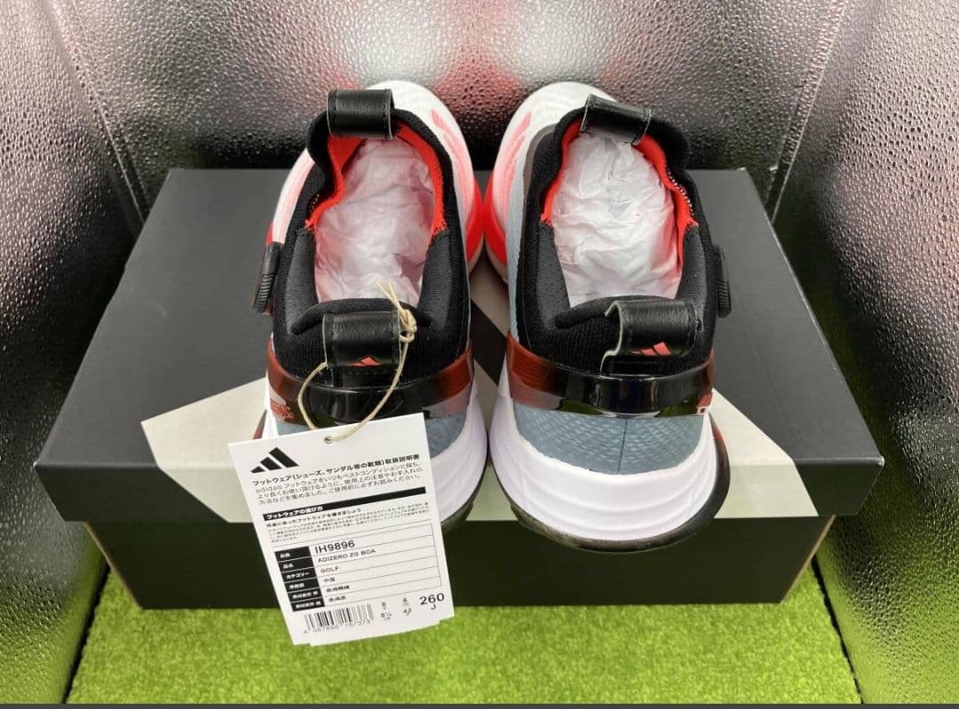 adidas ADIZERO ZG BOA ゴルフシューズ 26.0cm