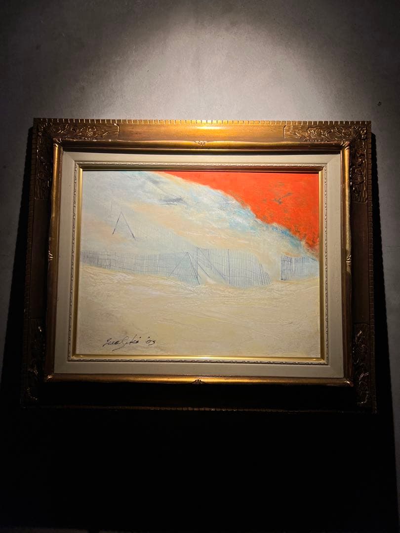 肉質画　風景画 楽天市場】【アート 絵画】日本の名画 葛飾北斎 富士と笛吹童図 肉筆画