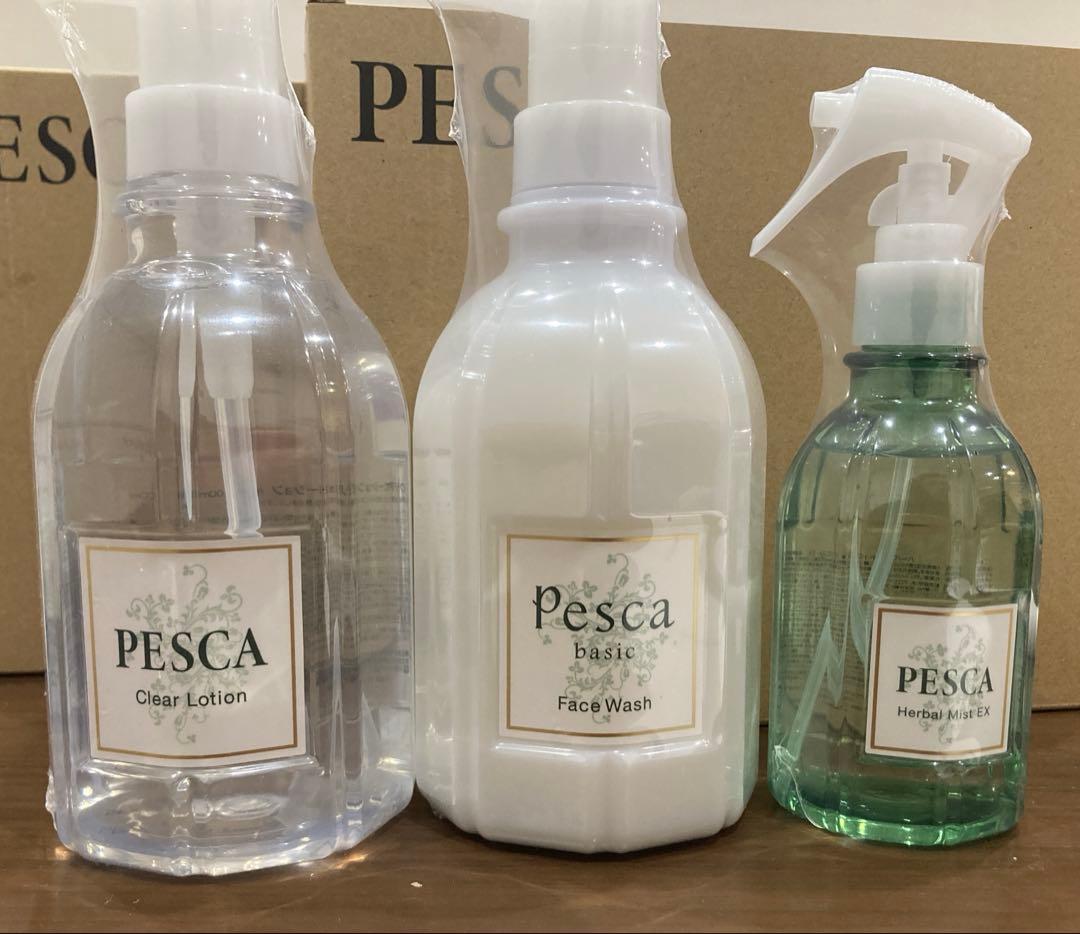 PESCA ペスカ クリアローション・フェイスウォッシュ・ハーバルミスト 3種 定期購入サービス | ペスカ公式オンラインショップサイト