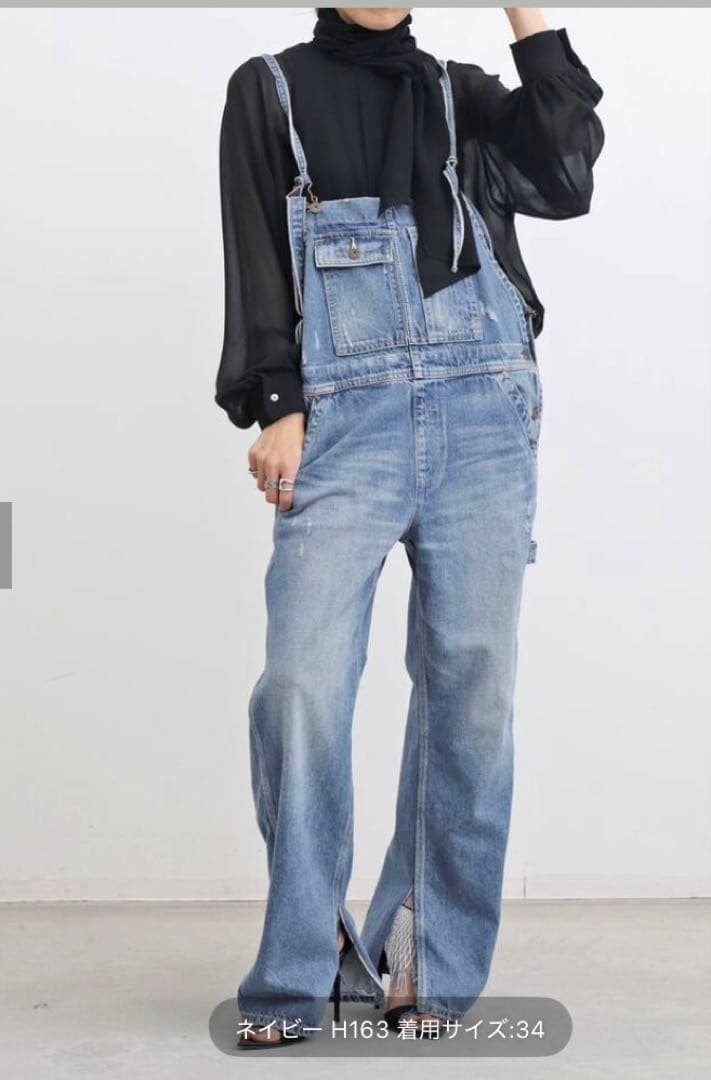 アパルトモン デニムオーバーオール 34