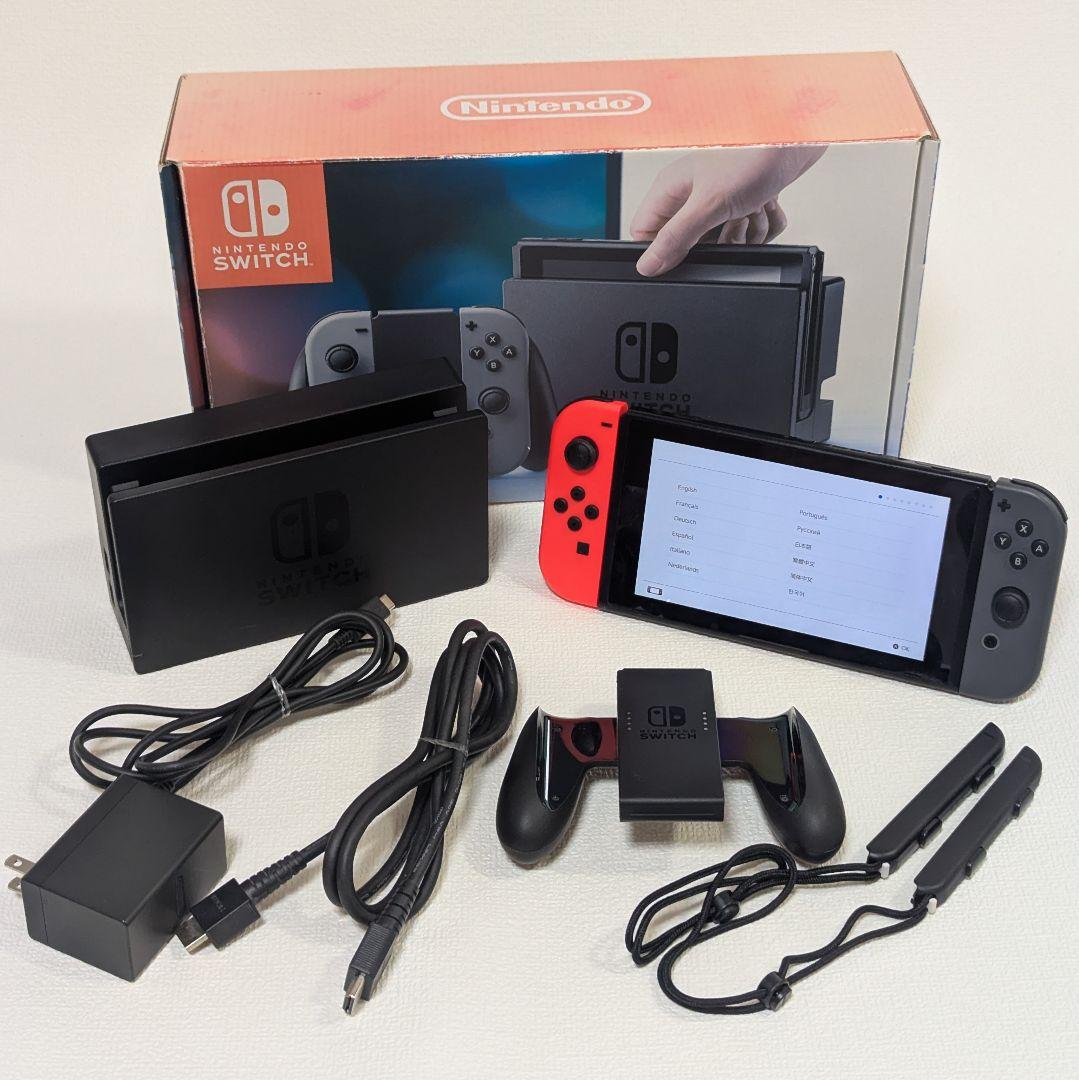 Nintendo Switch 本体 セットドック Joy-Con 動作確認済 - メルカリ