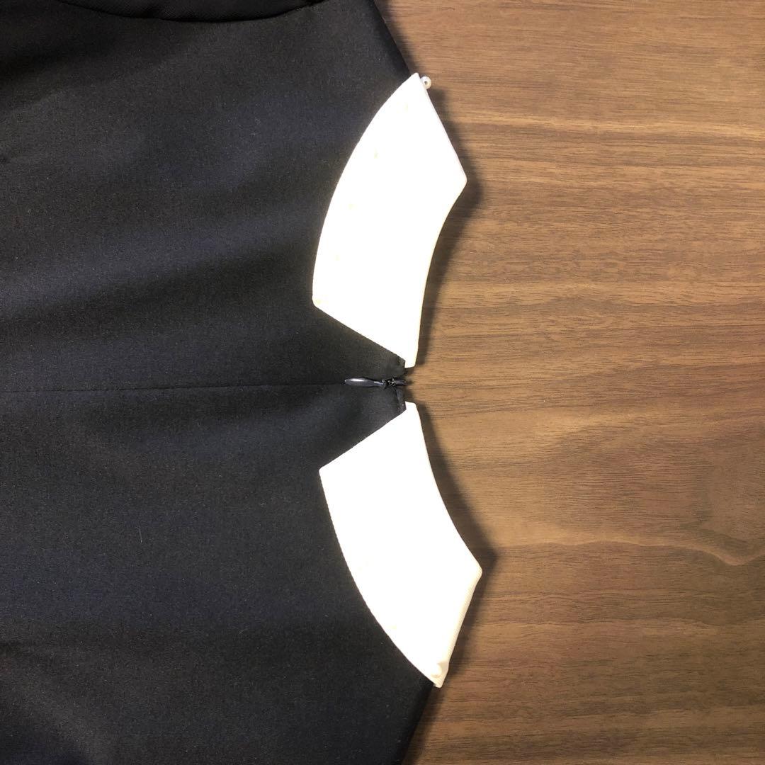 美品☆TOCCA 150 紺色ワンピース 1回のみ使用 リボン ネイビー - メルカリ