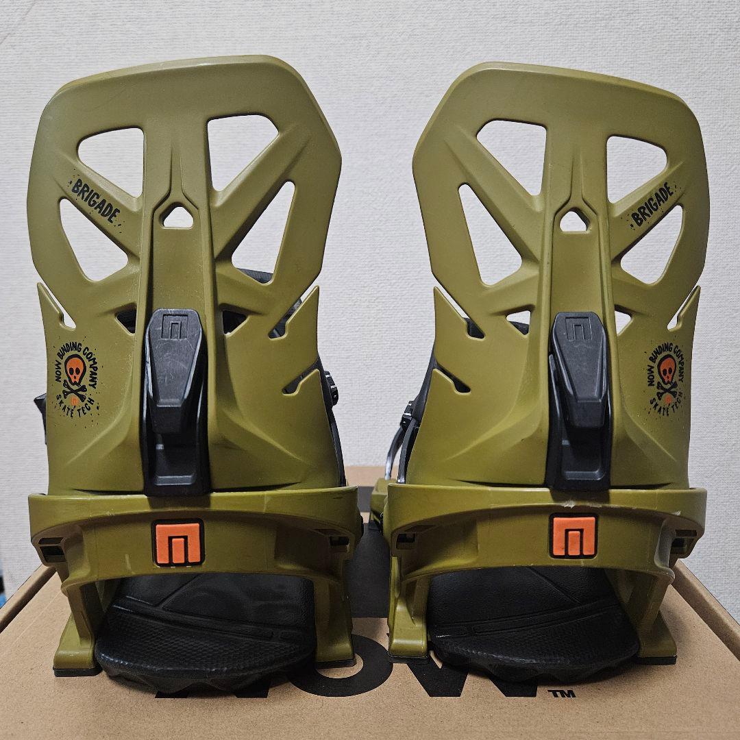 NOW BRIGADE Binding M サイズ ナウ H2 YES Amazon.com : Now Bindings Brigade Snowboard Binding, Black, Small