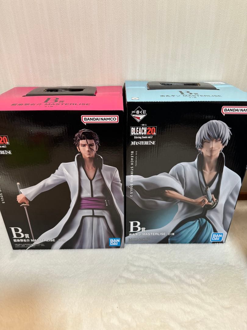 一番くじBLEACH 20th B賞藍染惣右介　B賞市丸ギン　セット 一番くじ BLEACH B賞 藍染惣右介 & B賞 市丸ギン 2体セット 箱なし
