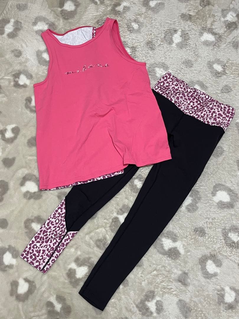 【ミカノ】レオパード　上下セット ミカノ】レオパード 上下セット ミカノ】レオパード 上下セット ミカノ