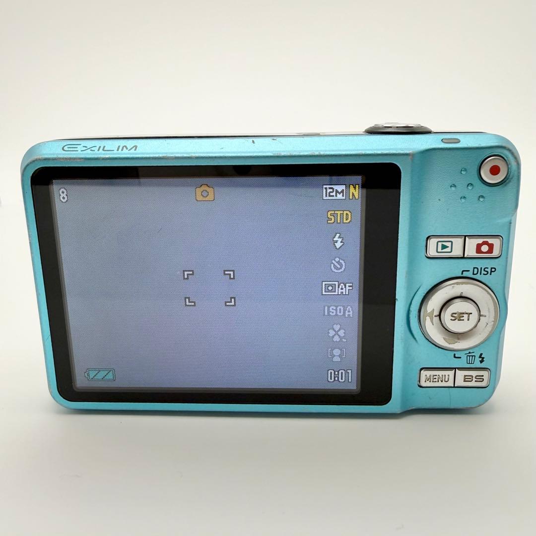 充電器付】CASIO EXILIM EX-Z90 ブルー 動作OK - メルカリ