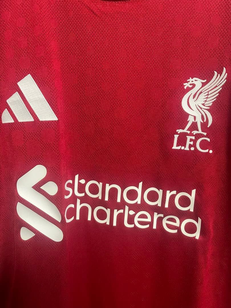 リバプール 25/26 正規品 オーセンティックユニフォーム長袖