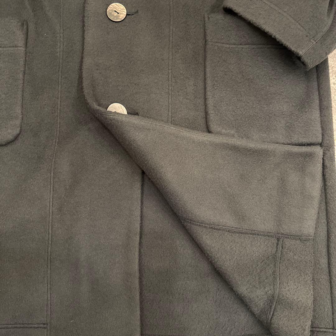 Plantation ダークグレー ロングコート イッセイミヤケ - メルカリ