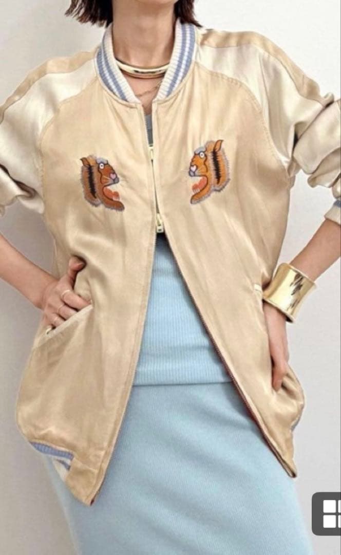 L´Appartement シュタンバウム リバーシブル スカジャンの通販はau PAY