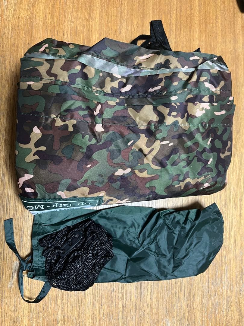DD Tarp 3.5x3.5 MC 迷彩 used ソロキャンプ カモ