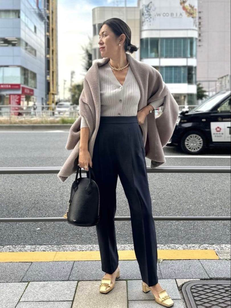 SOÉJU ソージュ ウールボアケープ 大草直子