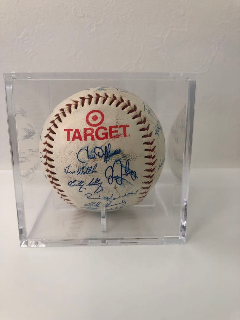 貴重】ドジャース サインボール〈MLB最後の没収試合/野茂先発〉