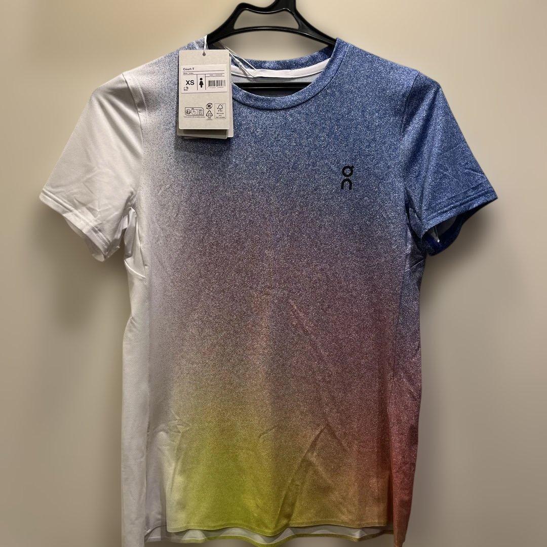 ON テニスウェアCourt-T 女性用XS ホワイト/インディゴ ON テニスウェアCourt-T 女性用XS ホワイト/インディゴ ON テニス